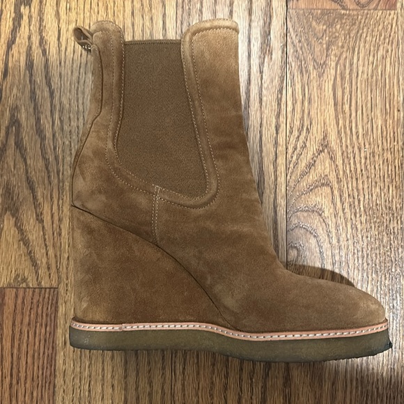 Veronica Beard Aari Wedge Suede Boot - Picture 5 of 6